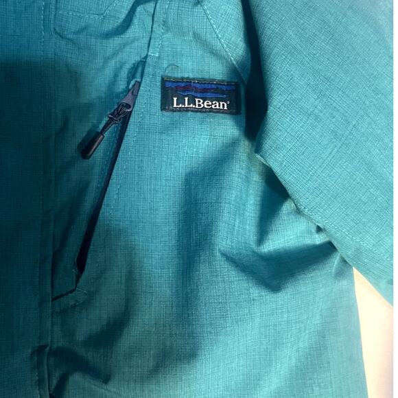 LL Bean Little Kids Large 6X/7 Green Pathfinder Waterproof 3 in 1 Ski Jacket - Picture 12 of 12